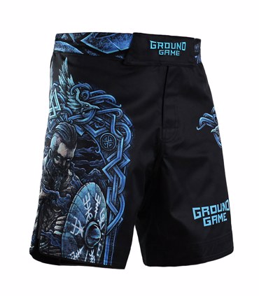 GROUNDGAME vikings MMA FIGHTSHORTS - BLACK